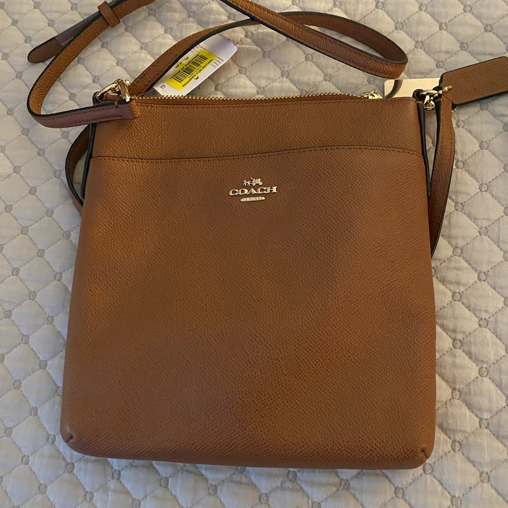 Coach Tan Leather Shoulder Bag